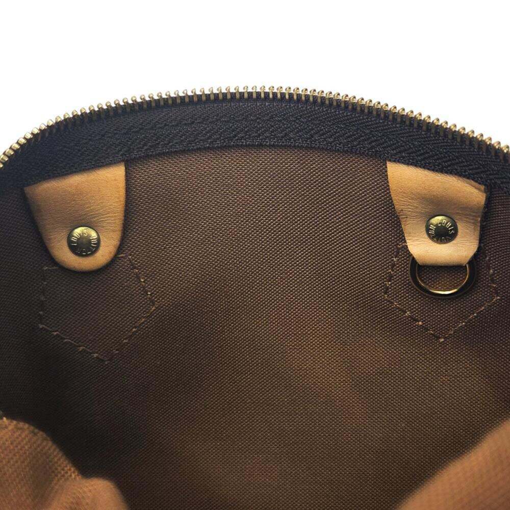 LOUIS VUITTON Brown Monogram Speedy 25 Boston Bag - Picture 13 of 14